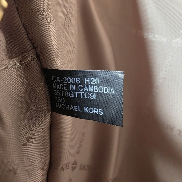 Michael Kors Tan Saffiano Leather Crossbody - Picture 11 of 11